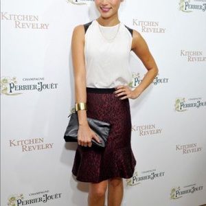 💕NWT💕ANN TAYLOR Leopard Peplum Skirt